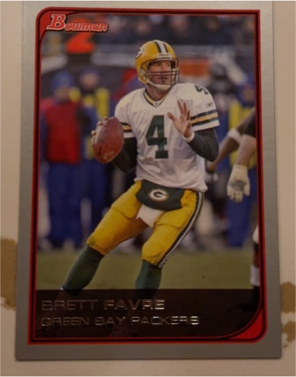 2006 Bowman #6 Brett Favre — front