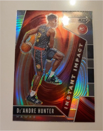 2019-20 Panini Prizm Instant Impact #4 De'Andre Hunter — front