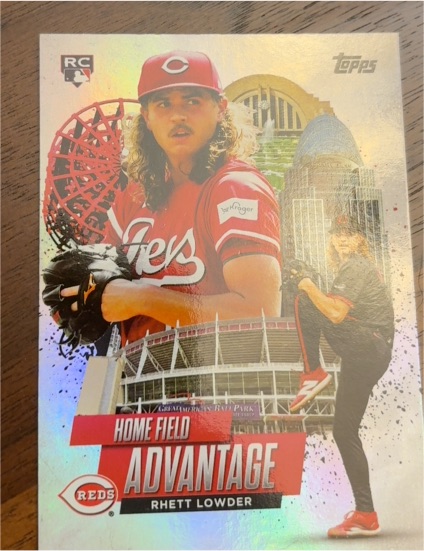 2025 Topps Series 2 #HA-26 Rhett Lowder Home Field Advantage — front