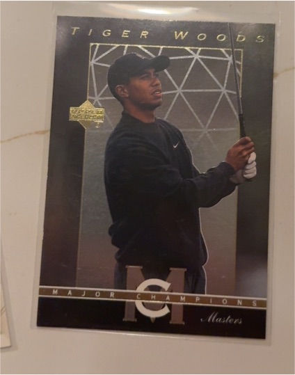 2003 Upper Deck Major Champions #MC-25 Tiger Woods — front