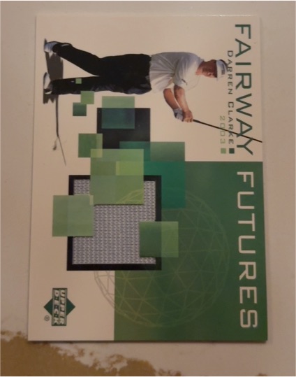 2003 Upper Deck Fairway Futures #FU-DC Darren Clarke — front
