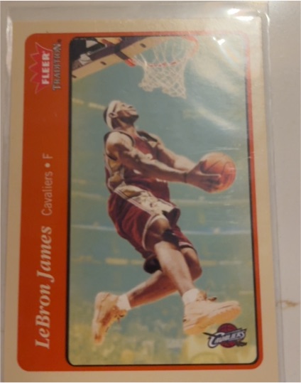 2004-05 Fleer Tradition #140 LeBron James — front