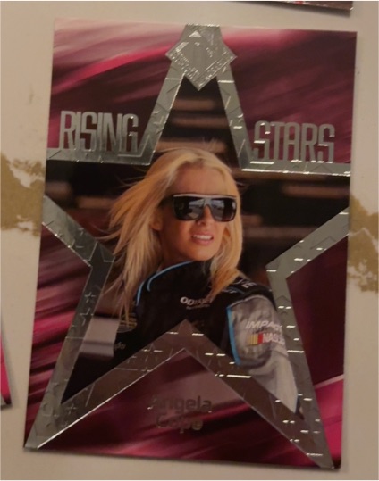 2012 Press Pass Total Memorabilia Rising Stars #RS-8 Angela Cope — front