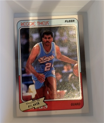 1988-89 Fleer #98 Reggie Theus — front