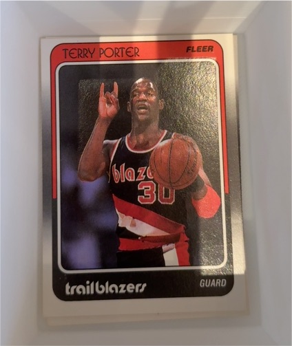 1988-89 Fleer #96 Terry Porter — front
