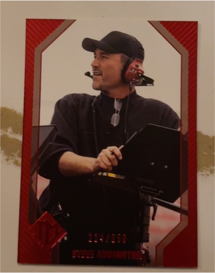 2012 Press Pass Total Memorabilia #unknown Steve Addington — front