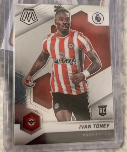 2021-22 Panini Mosaic Premier League #74 Ivan Toney — front