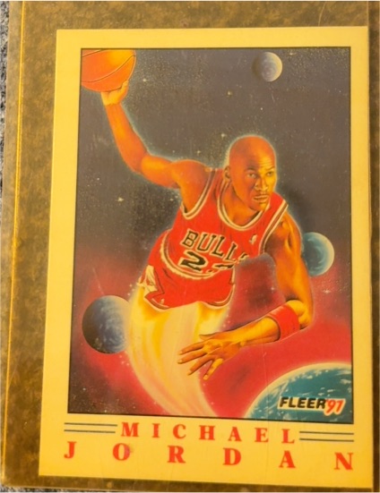 1991 Fleer #2 Michael Jordan — front