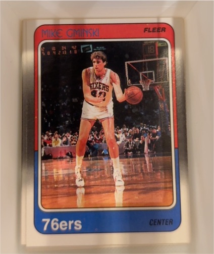 1988-89 Fleer #87 Mike Gminski — front