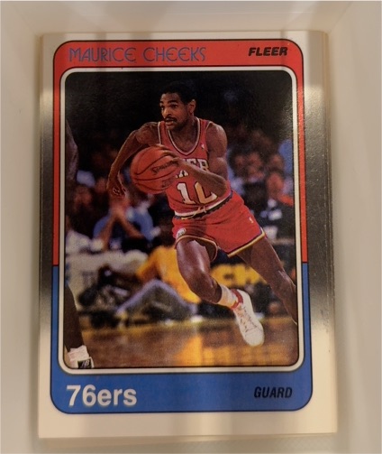 1988-89 Fleer #86 Maurice Cheeks Philadelphia 76ers — front