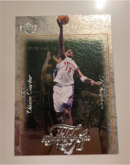 2000-01 Upper Deck Masters of the Arts #MA1 Vince Carter — front