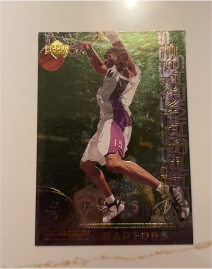 2000-01 Upper Deck Ovation Lead Performers #LP2 Vince Carter — front