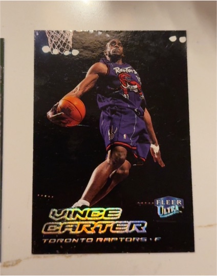 1999-00 Fleer Ultra #1 Vince Carter — front