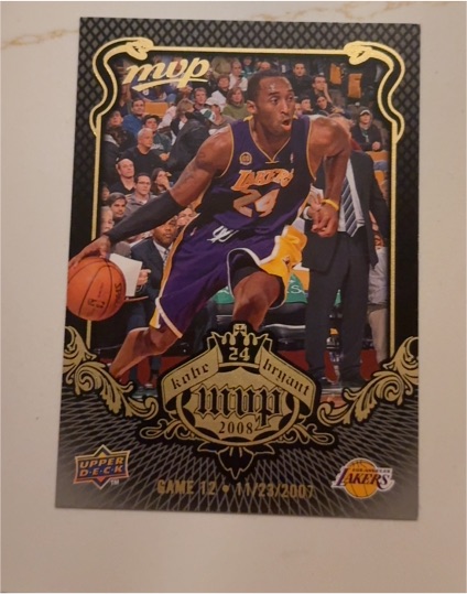 2008 Upper Deck MVP #24 Kobe Bryant — front