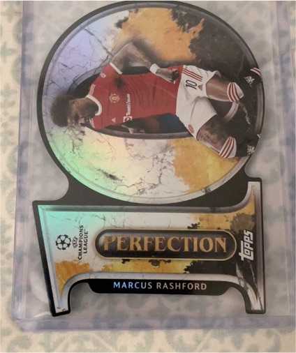 2021-22 Topps UEFA Champions League Perfection #PF-08 Marcus Rashford — front