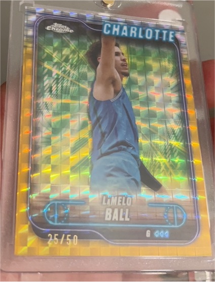 2024-25 Topps Chrome Basketball #3 LaMelo Ball — front