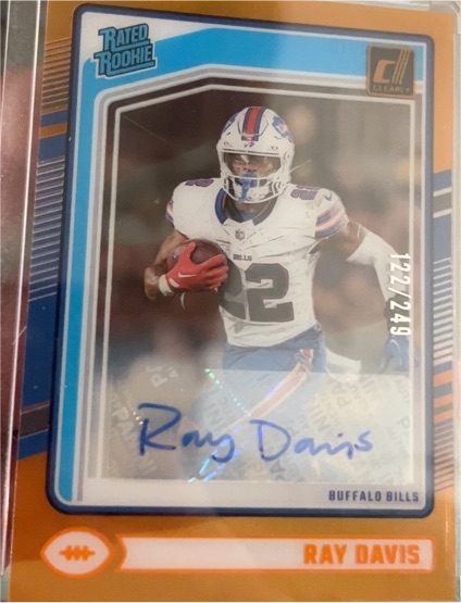 2024 Panini Donruss Clearly #122 Ray Davis — front
