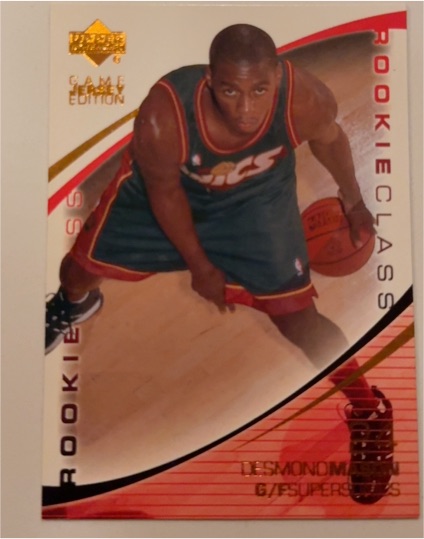 2000-01 Upper Deck #424 Desmond Mason — front