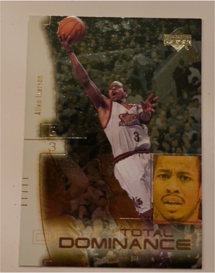 2000 Upper Deck #TD6 Allen Iverson Total Dominance — front