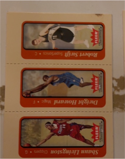 2004-05 Fleer Tradition #261 Shaun Livingston / Dwight Howard / Robert Swift — front