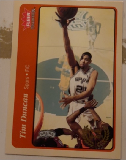 2004-05 Fleer Tradition #214 Tim Duncan — front