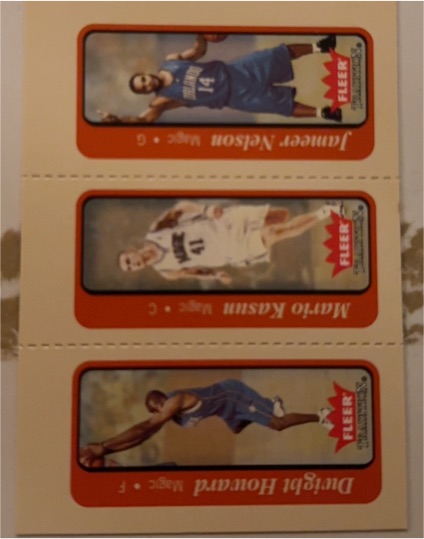 2004-05 Fleer Tradition #260 Dwight Howard / Jameer Nelson / Mario Kasun — front
