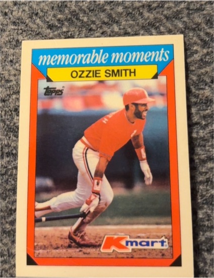 1988 Topps Kmart Memorable Moments #28 Ozzie Smith — front