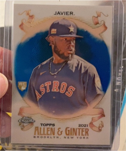 2021 Topps Allen & Ginter #266 Cristian Javier — front