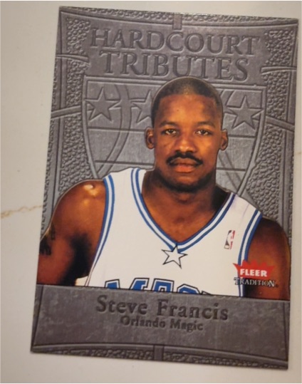 2004-05 Fleer Tradition Hardcourt Tributes #11HT Steve Francis — front