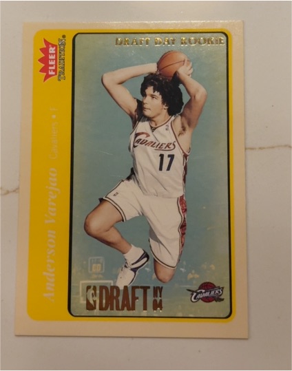 2004-05 Fleer Tradition #250 Anderson Varejao Draft Day Rookie — front