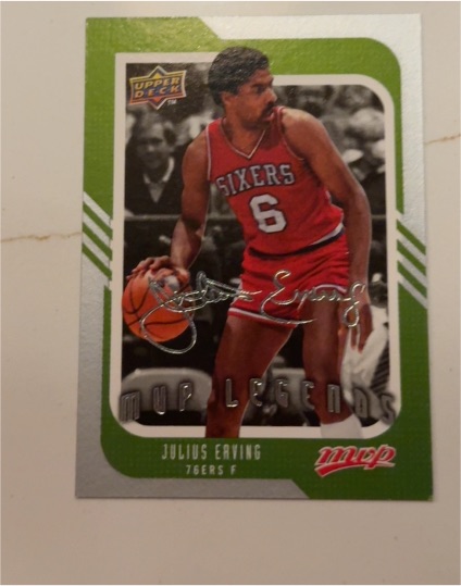 2008-09 Upper Deck MVP Legends #257 Julius Erving — front