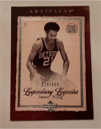 2007-08 Upper Deck Artifacts Legendary Legacies #162 Dave Bing — front