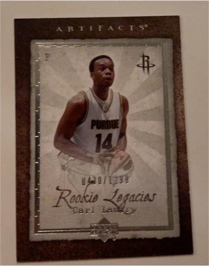 2007-08 Upper Deck Artifacts #129 Carl Landry Rookie Legacies — front