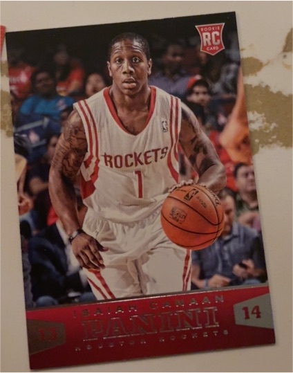 2013-14 Panini #14 Isaiah Canaan Rookie Card Houston Rockets — front