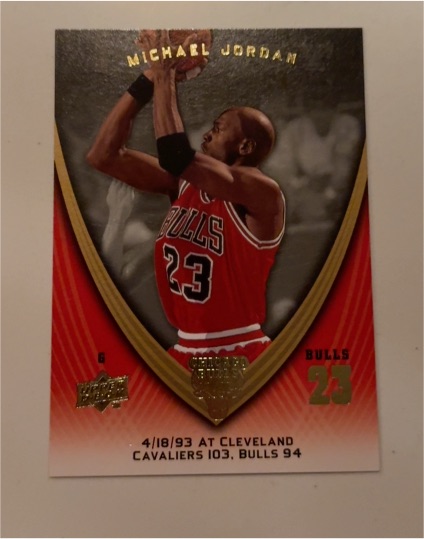 2008-09 Upper Deck Michael Jordan Legacy #654 Michael Jordan — front