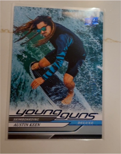 2025 Upper Deck Goodwin Champions Young Guns Deluxe #YG-44 Austin Keen — front