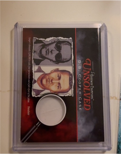 2025 Upper Deck Goodwin Champions Unsolved Relics D.B. Cooper Case — front