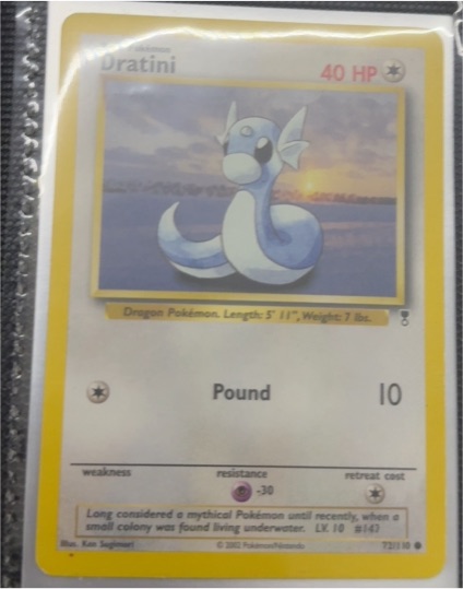 1999 Pokémon Base Set #26 Dratini — front