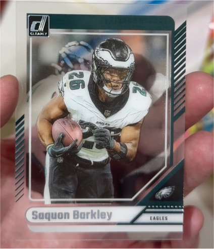 2024 Panini Donruss Clearly #43 Saquon Barkley — front
