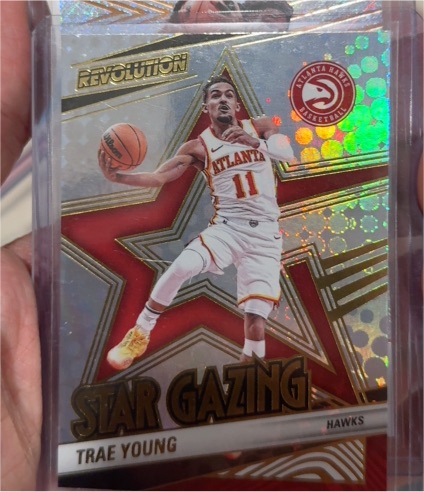 2024-25 Panini Revolution #8 Trae Young Star Gazing — front