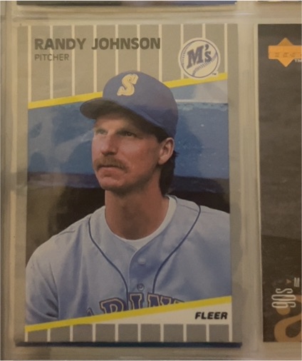 1989 Fleer Update #U-59 Randy Johnson — front