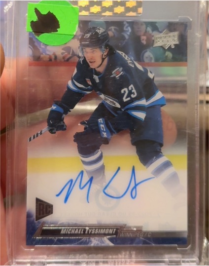 2022-23 Upper Deck Clear Cut #CC-ME Michael Eyssimont — front