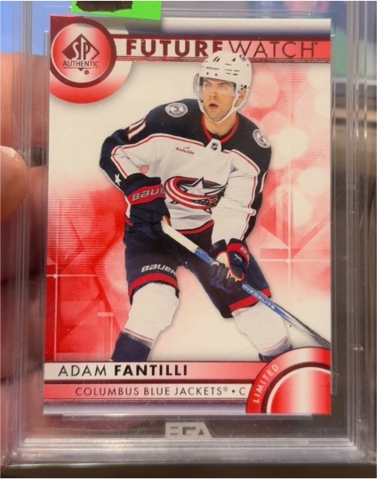 2023-24 SP Authentic Limited Red Future Watch #106 Adam Fantilli — front