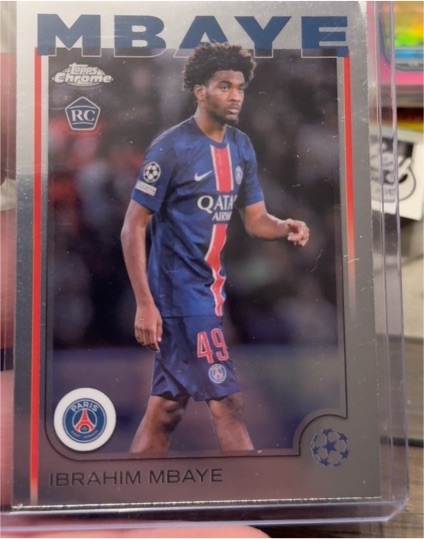 2024-25 Topps Chrome UEFA Club Competitions #15 Ibrahim Mbaye — front