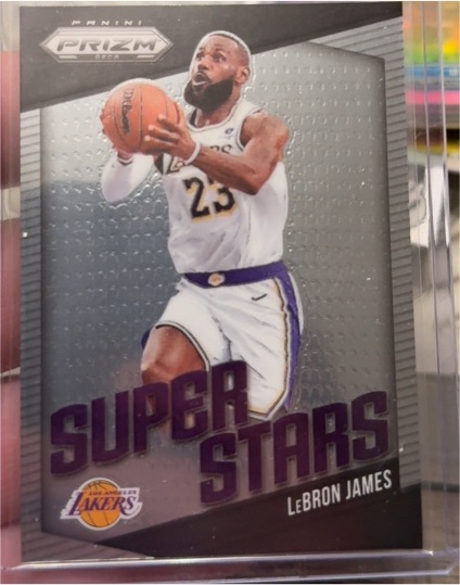 2024-25 Panini Prizm Deca Superstars Silver #6 LeBron James — front