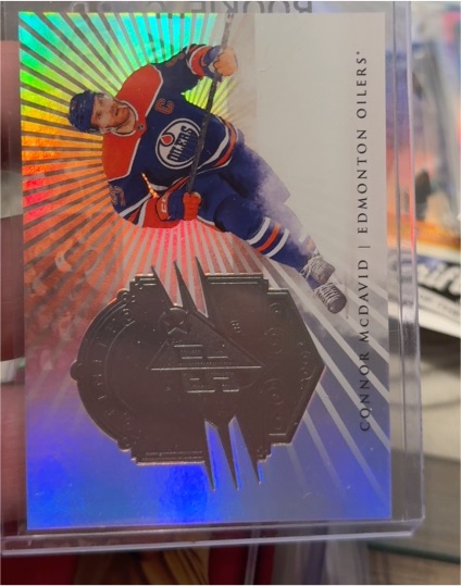 2024-25 Upper Deck SPx #F-24 Connor McDavid Finite Gold — front