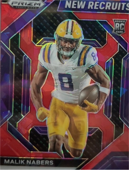 2024 Panini Prizm Draft Picks New Recruits #NR-MNS Malik Nabers — front