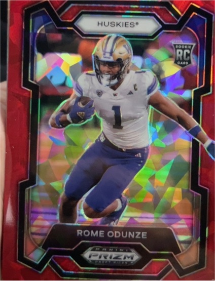 2024 Panini Prizm Draft Picks #111 Rome Odunze — front