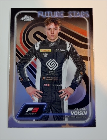 2024 Topps Chrome Formula 1 F3 Drivers #70 Callum Voisin — front