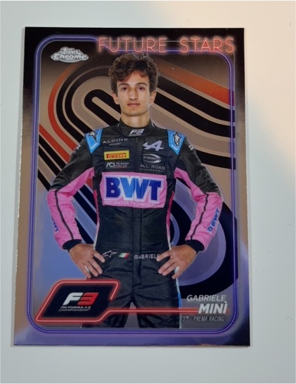 2024 Topps Chrome Formula 1 #44 Gabriele Minì — front